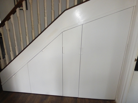 Emerson-Park-RM11-3UU fitted bespoke under stairs storage just draws